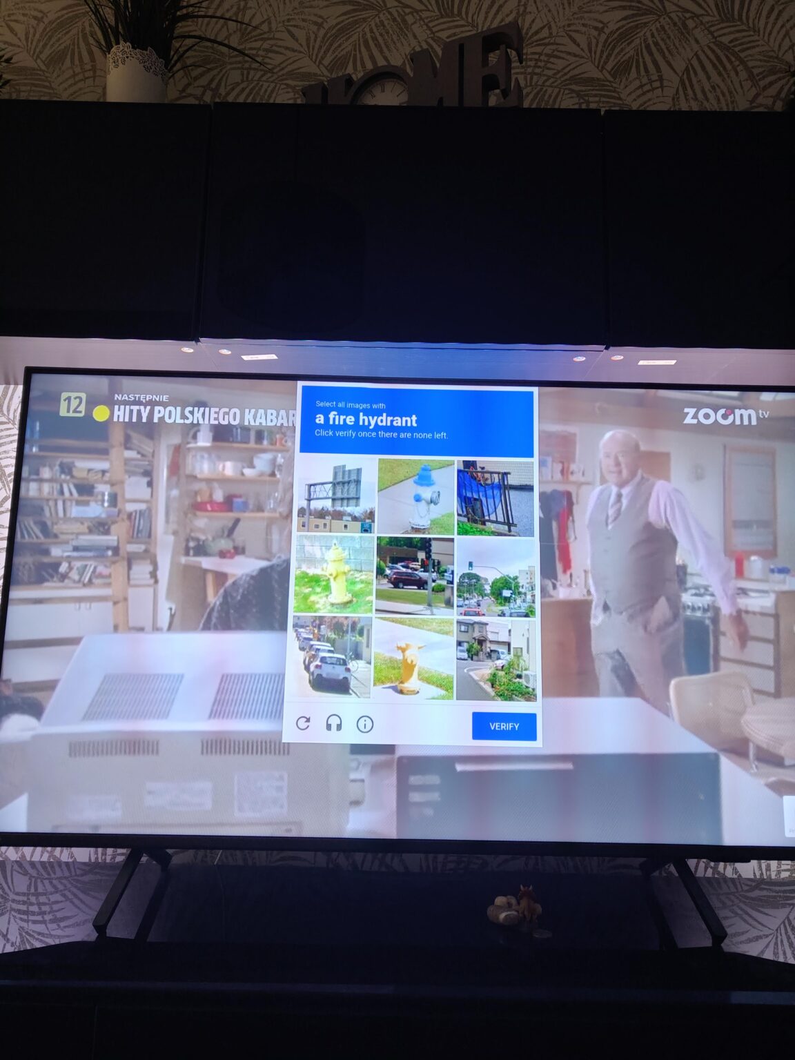 Captcha on TV?