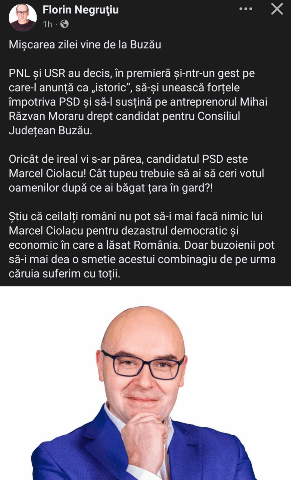 Alliance in Buzău against Marcel Ciolacu: PNL and USR support an independent at the head of the CJ Buzău