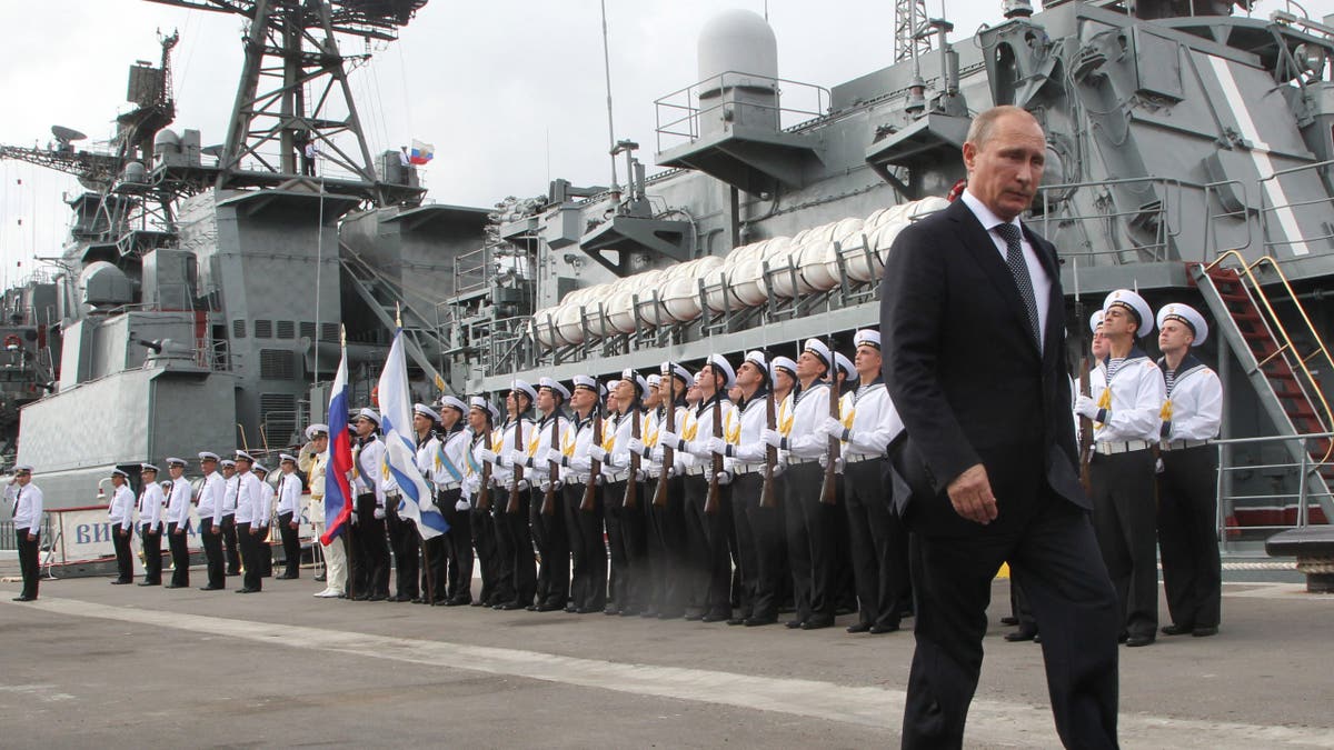 Russian President Vladimir Putin Visits New Naval Base Of Black Sea Fleet In Novorossiysk