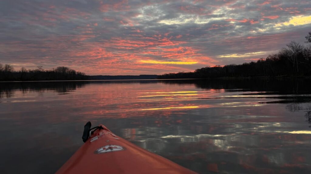 This morning, along the banks of Potomac.