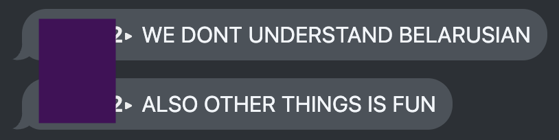 Why don't other people want to spend time watching memes in Belarusian?