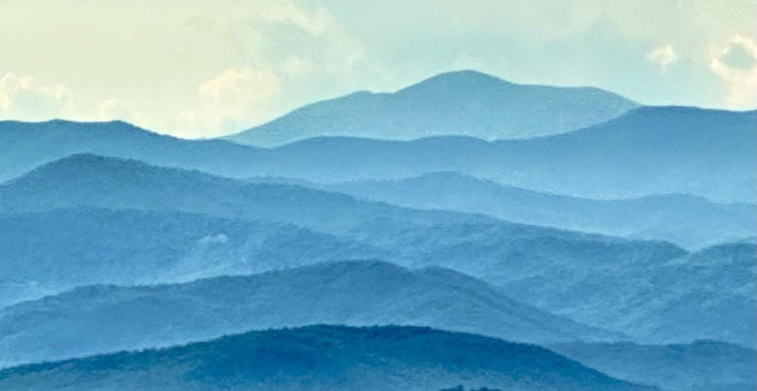 Blue Ridge Mountain layers