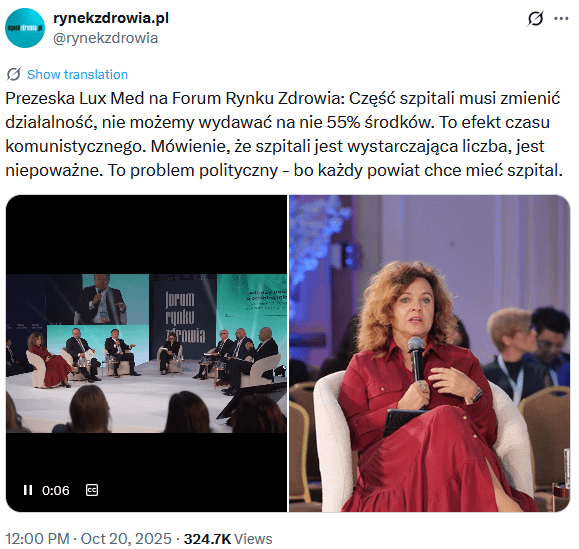Anyone who wants a public hospital near them, for the work of their generations and money donated in taxes, is a communist? Dej to the private person?