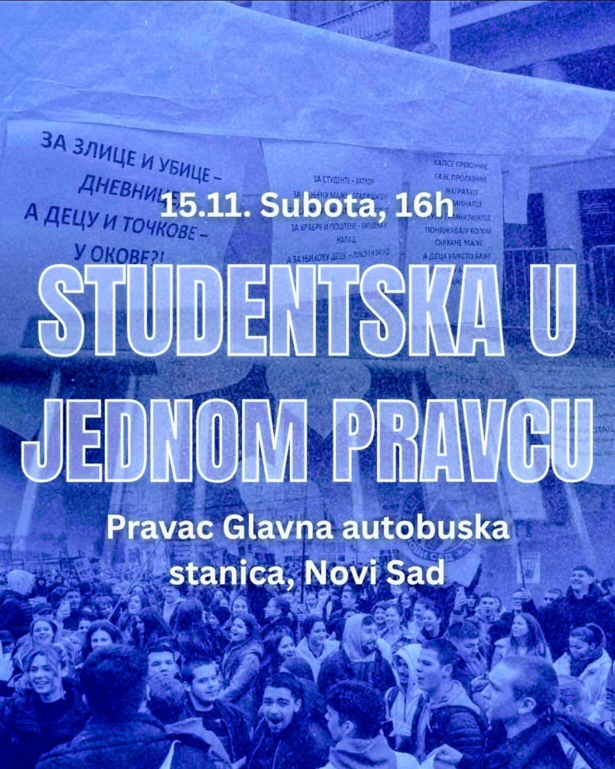 NOVI SAD: Blockade of the bus station on SATURDAY (November 15) from 4 pm!