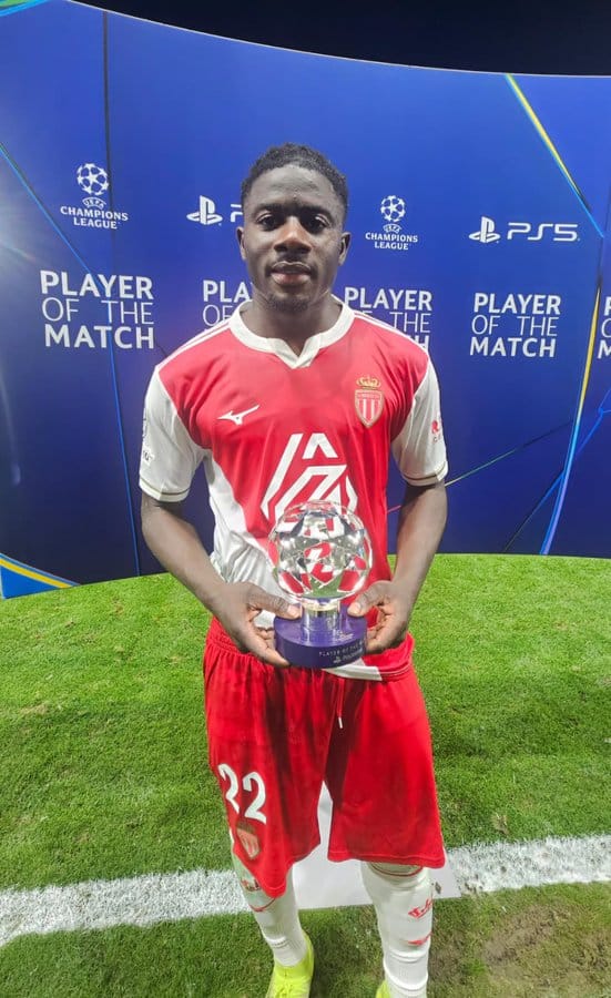 Monaco Defender Salisu Urges Focus After 2-2 UCL Draw With Pafos
