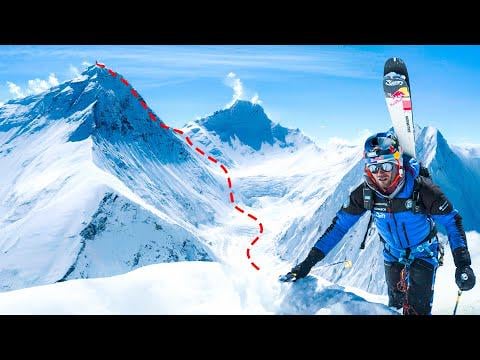 Polish Skiier and Mountain climber climbs Mr. Everest and Skiis Down
