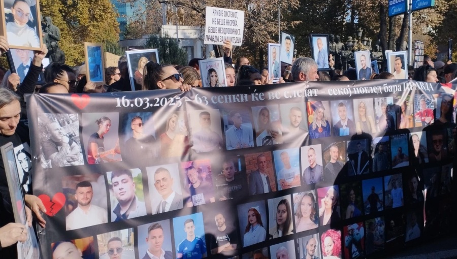 bne IntelliNews - Families of Kocani fire victims in North Macedonia march ahead of landmark trial