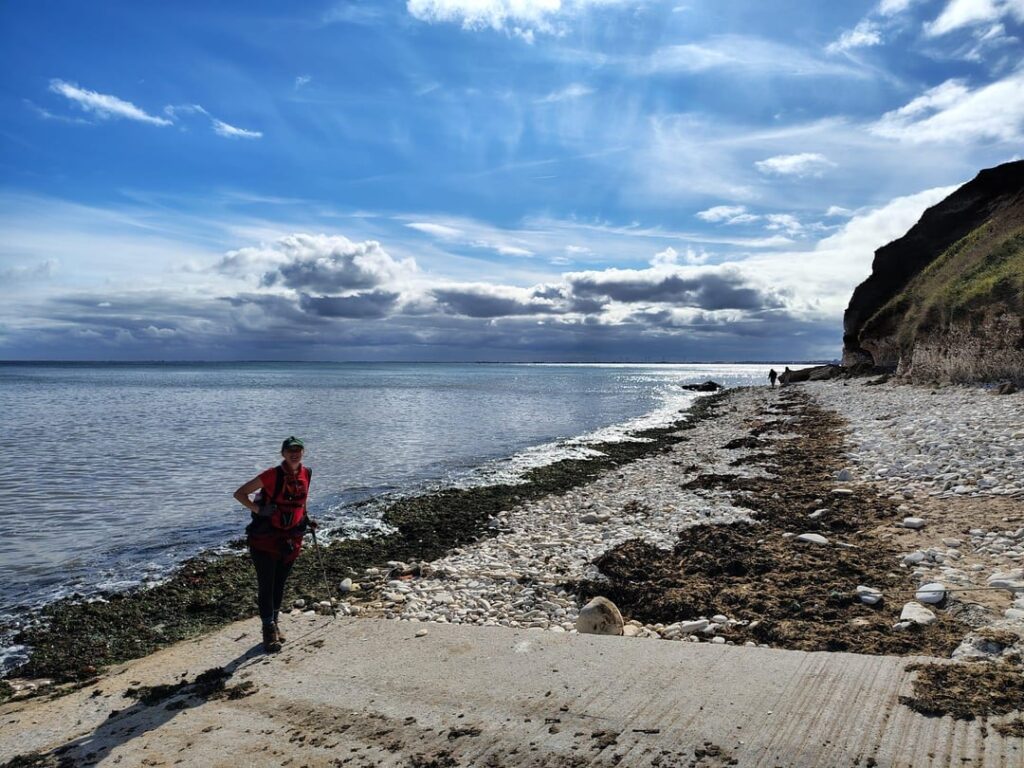 Hiking on the Bempton Cliffs, UK