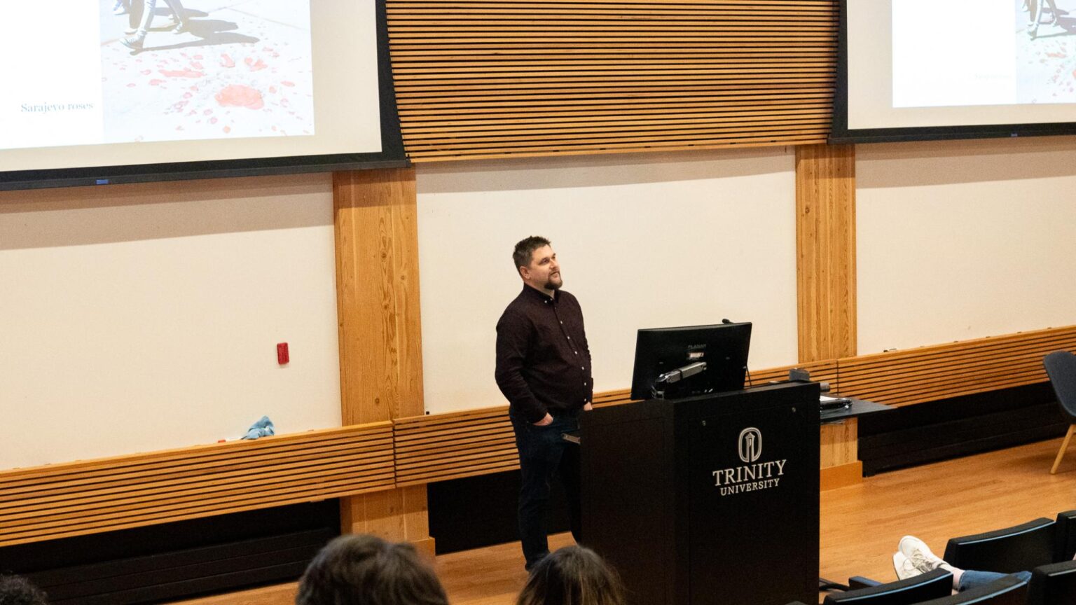 Bosnian scholar lectures Trinity about roots of the country’s genocide
