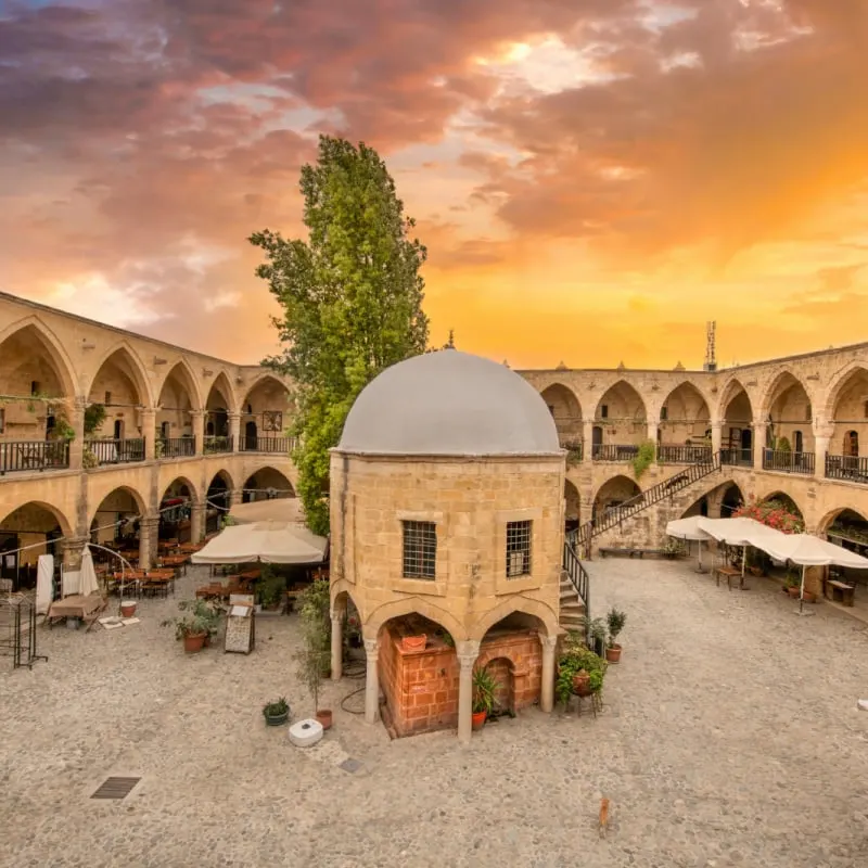 the historical great inn in nicosia cyprus