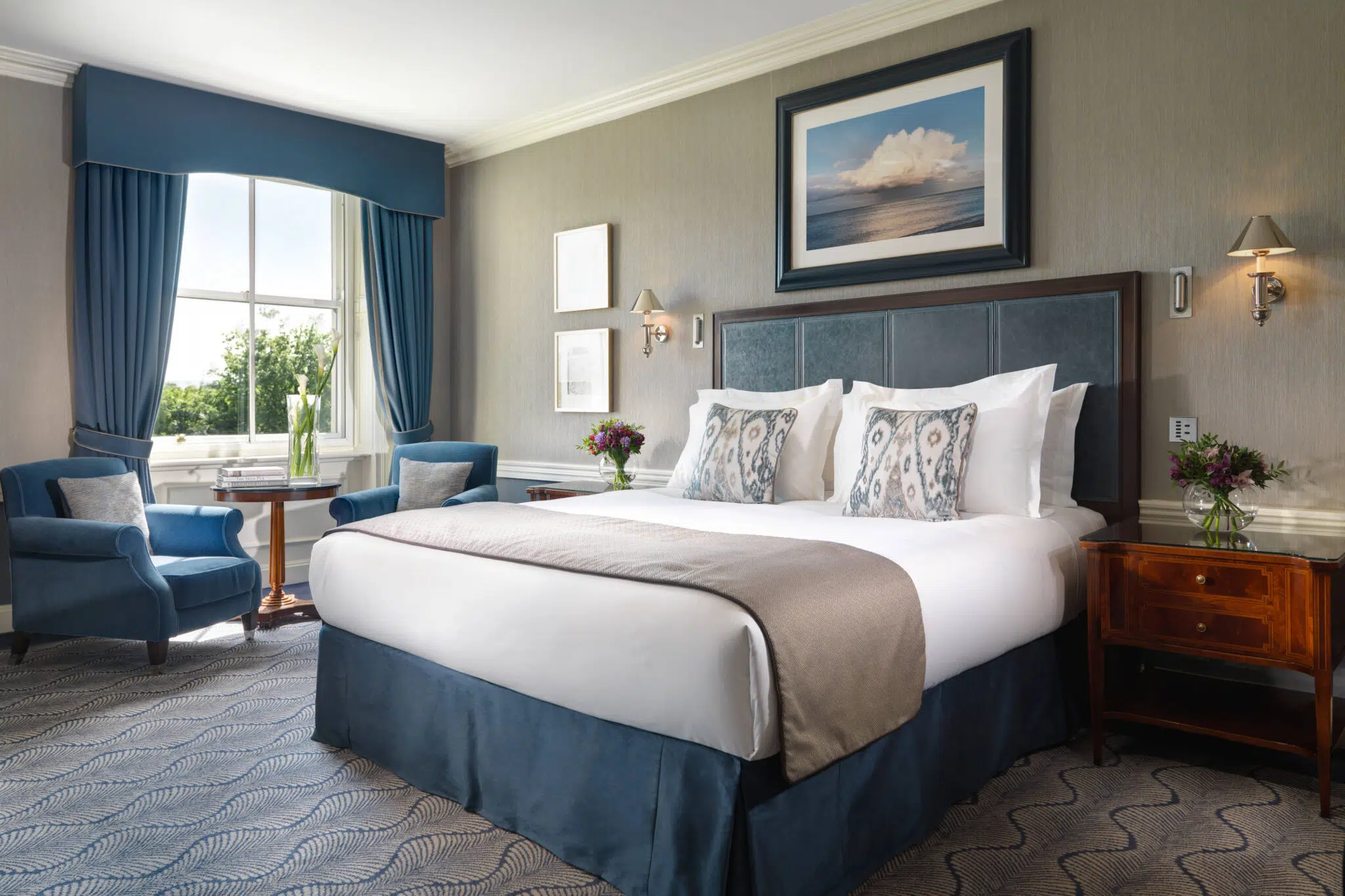 A suite at the Shelbourne Hotel