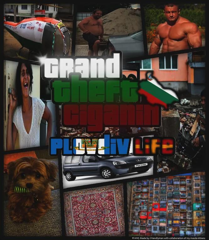 Grand theft Plovdiv (made by me)