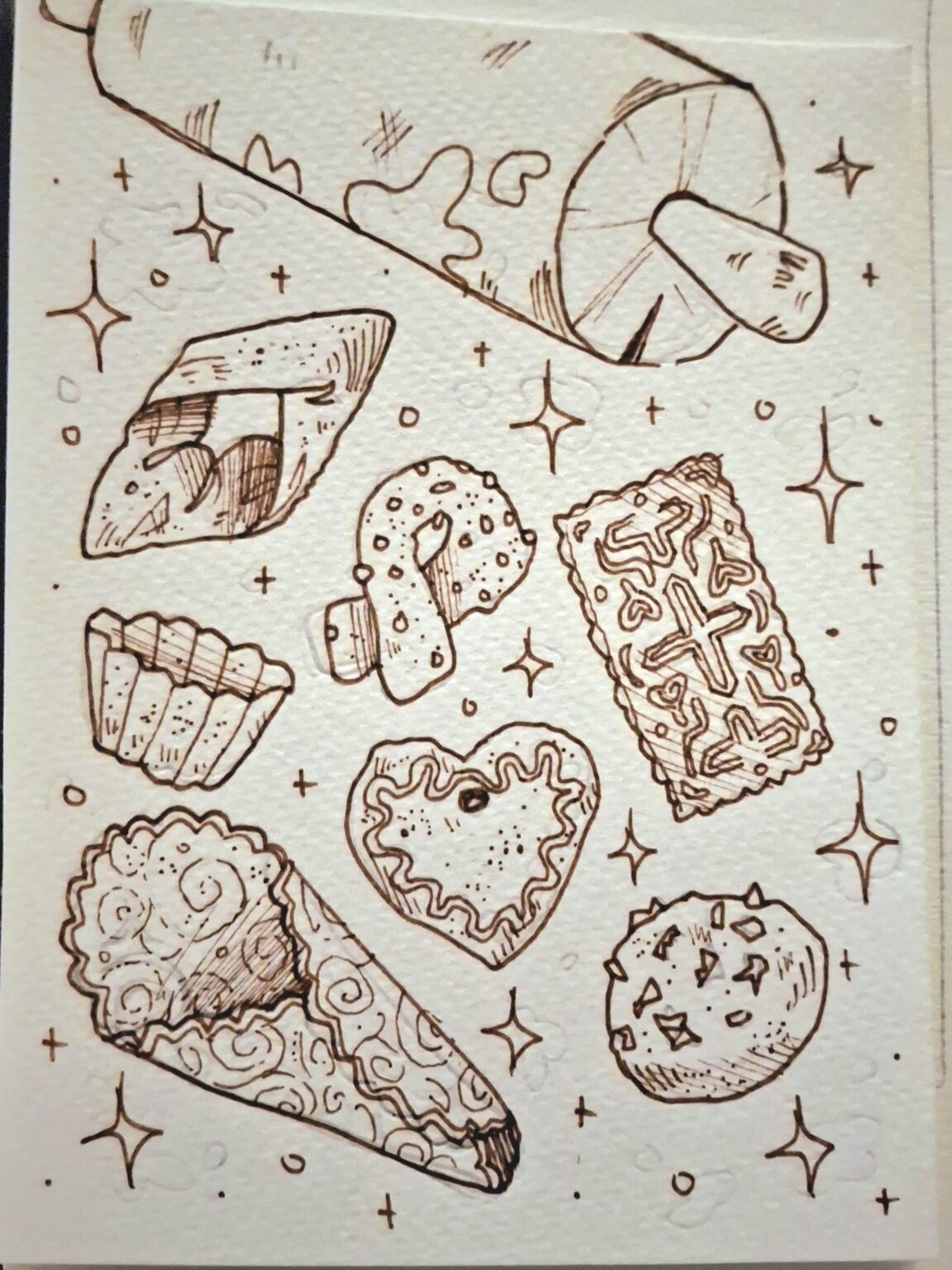 Norwegian christmas baking illustration🎄