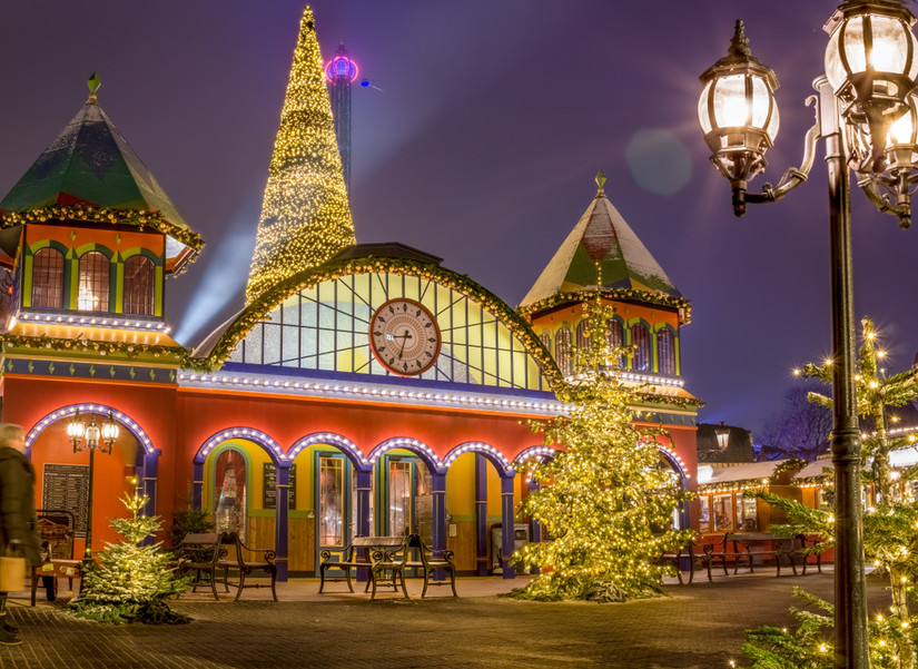 Tivoli, Copenhagen, Denmark during christmas