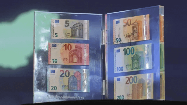 What does "Bulgarian euro banknotes" mean?