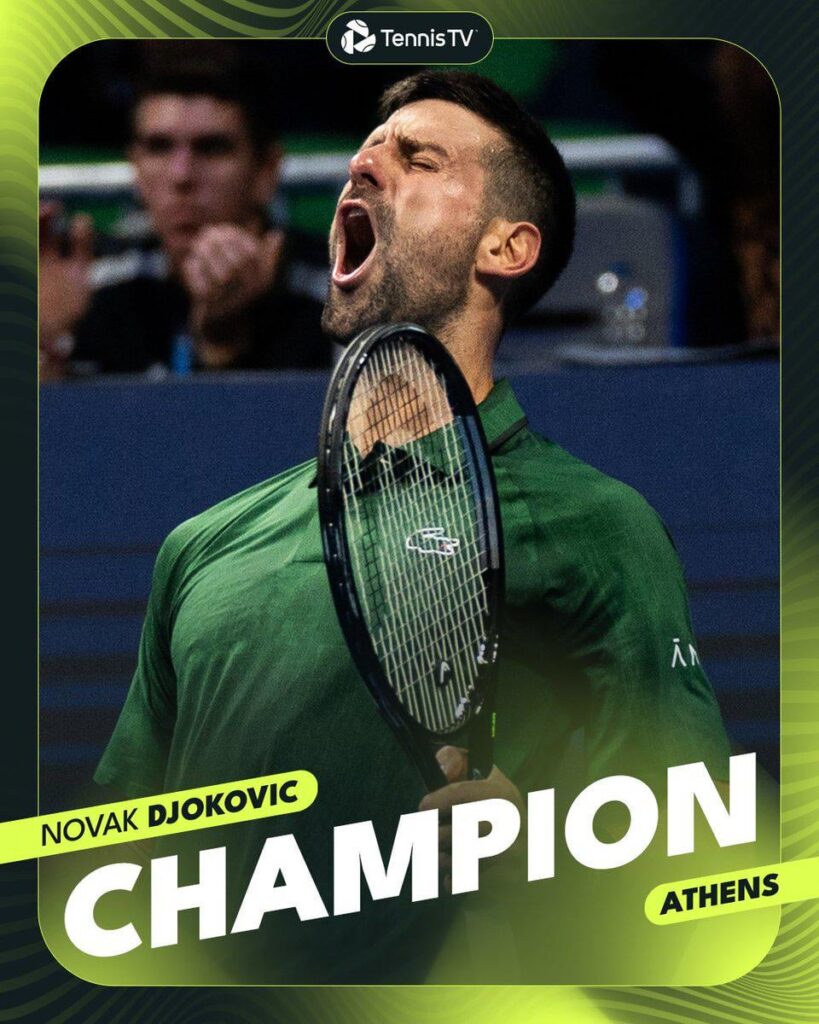 The failed tennis player wins the 101st ATP title