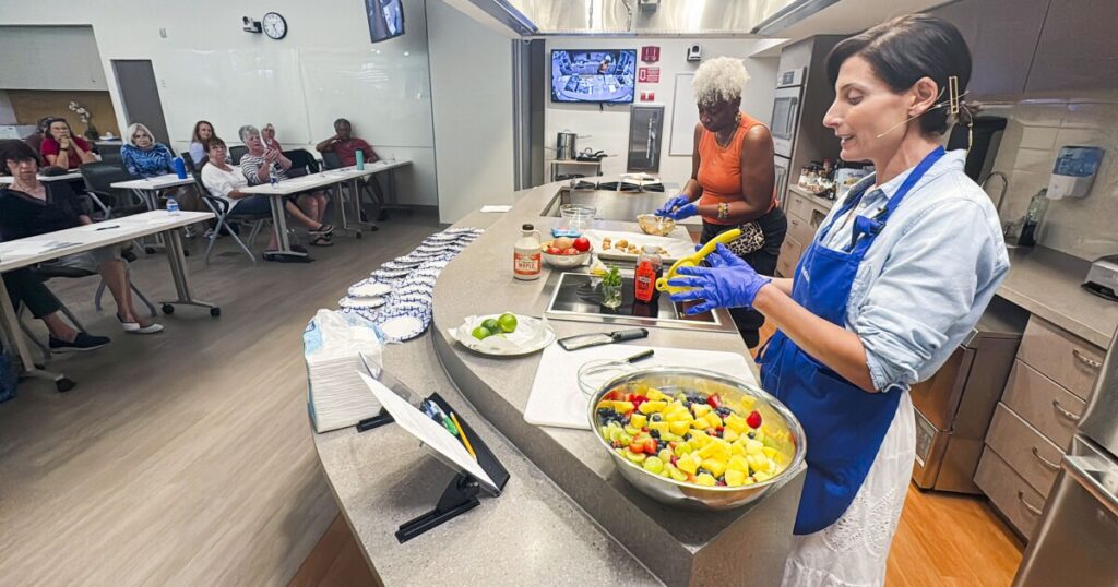 Cooking for health is just one reason why Lee Health's Teaching Kitchen classes are popular