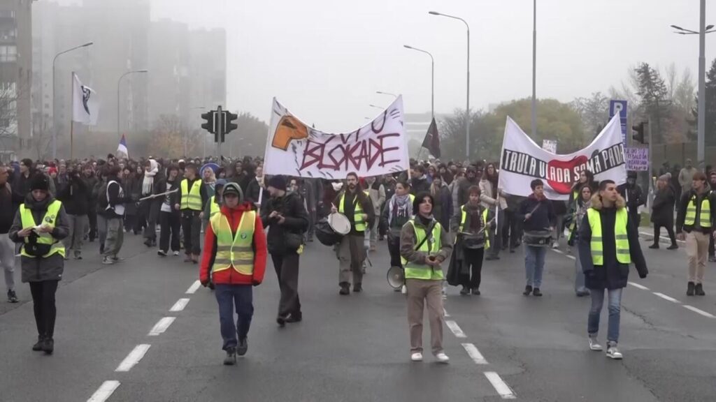Demo marks 1-year anniversary of beginning of large-scale protests against corruption in Serbia