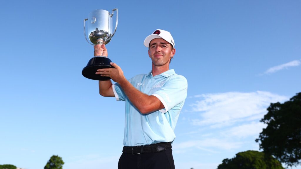 Spain's David Puig joins Seve Ballesteros in winning Australian PGA