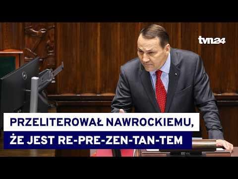 Sikorski thundered from the Sejm rostrum. About the dilemma between an idiot and a patriot. "May we choose wisely"