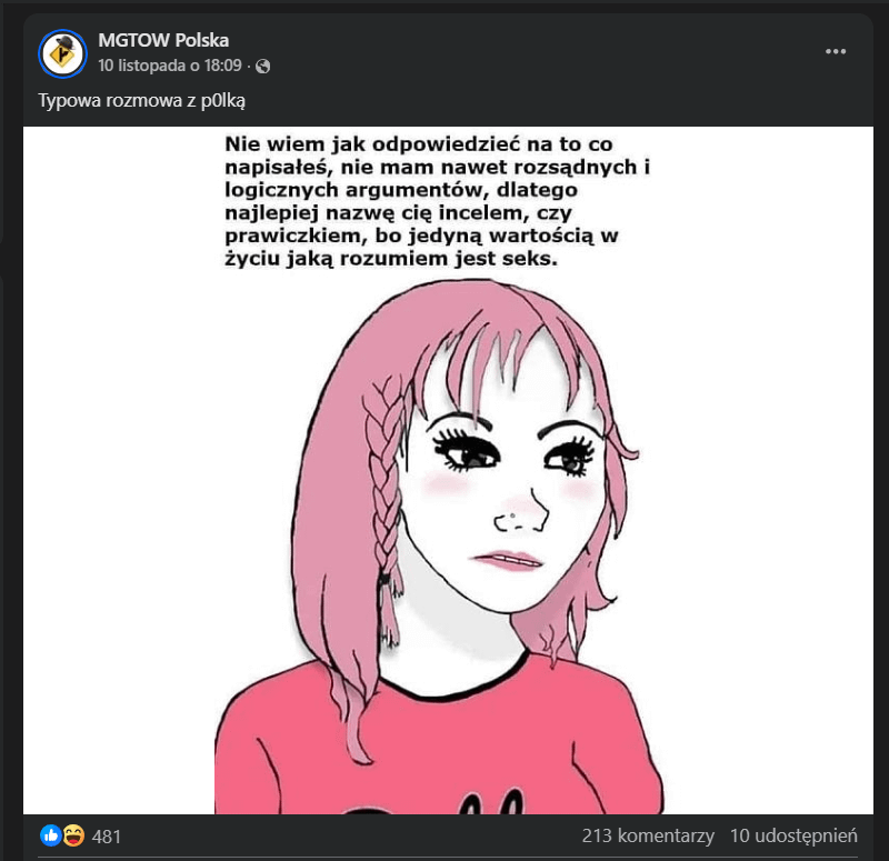 A rash of incel pages on Facebook
