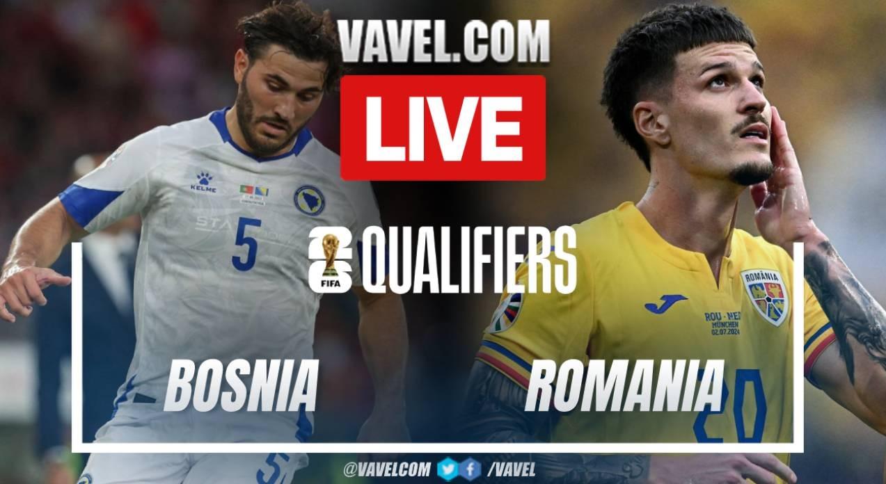 Highlights and goals Bosnia vs Romania in World Cup Qualifiers