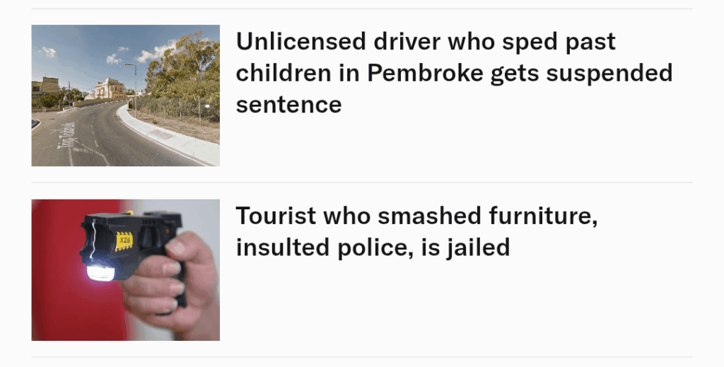 There was a post about our law and police earlier...