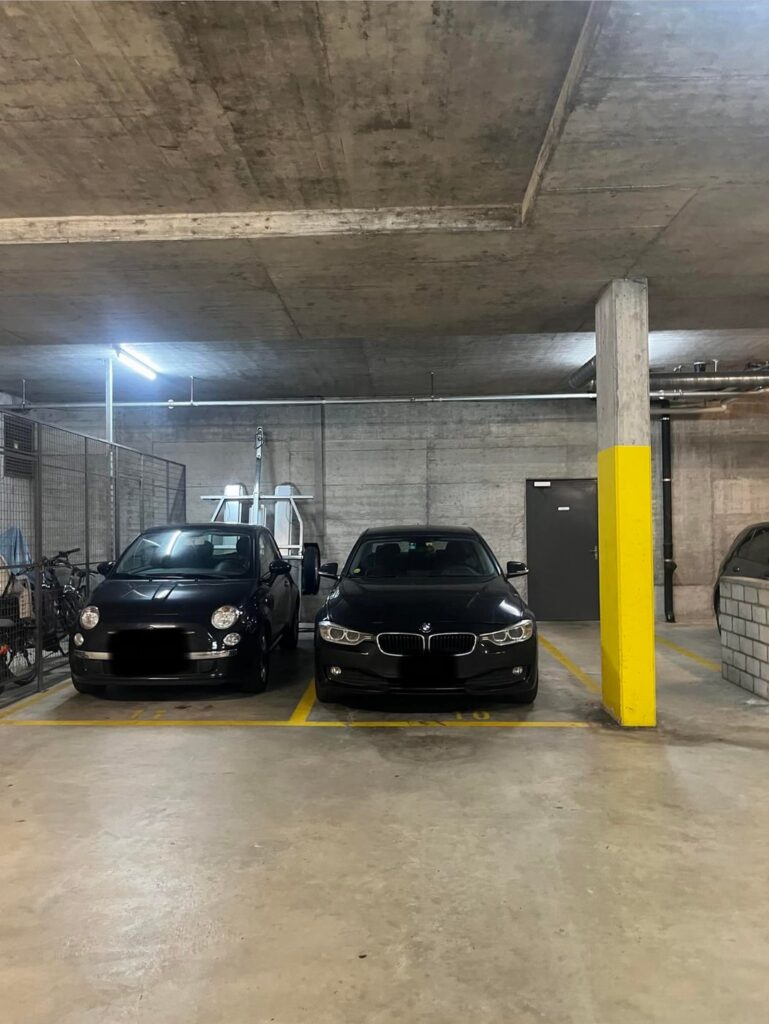 My neighbour keeps parking his car very close to mine