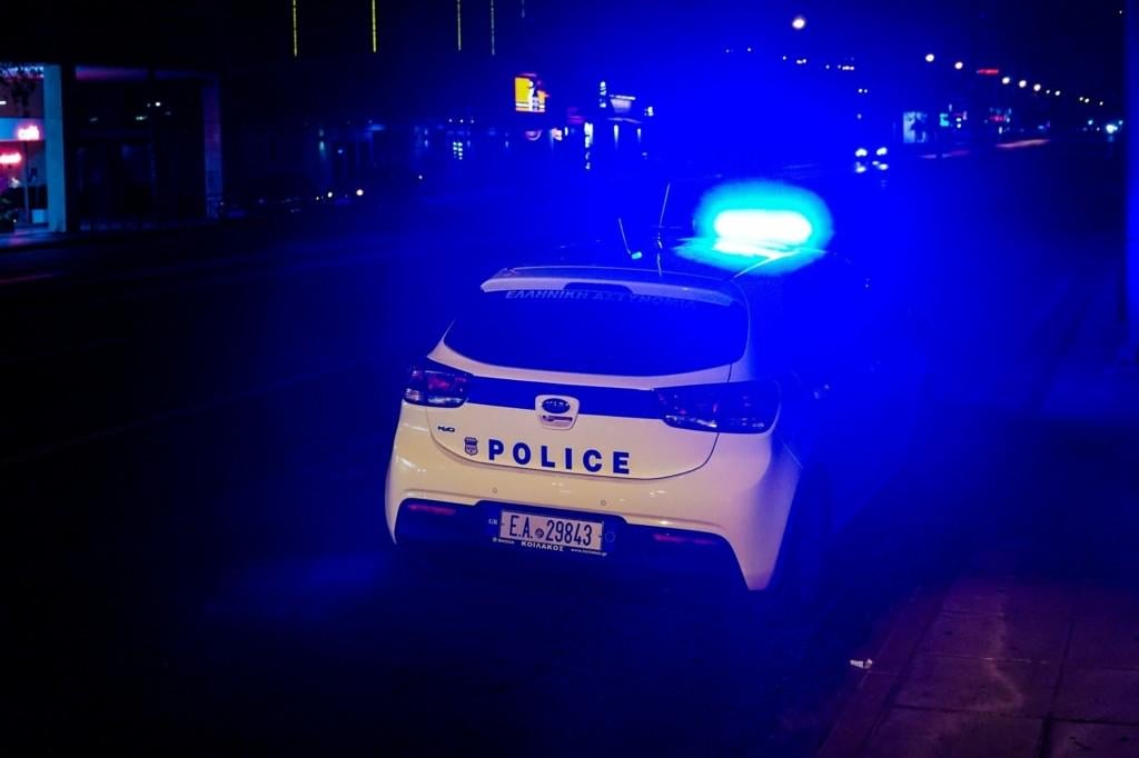 The son of a well-known politician is handcuffed after a traffic chase