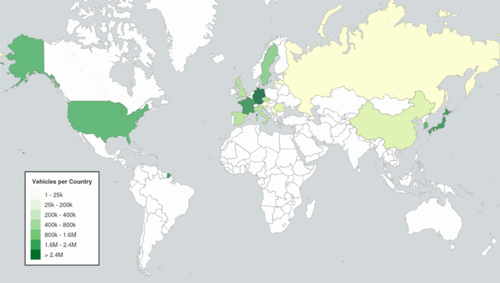 [OC] Where the Dutch get their cars from
