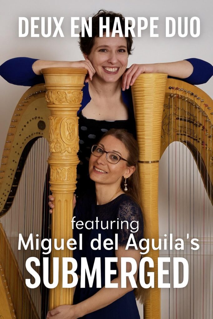 Miguel del Águila Harp duo SUBMERGED tomorrow in Luzern, Switzerland