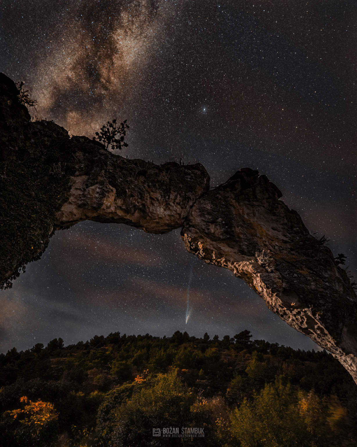 Brački Koloč & comet Lemmon