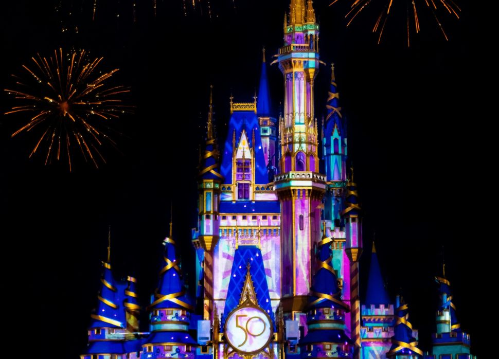 A Disney castle