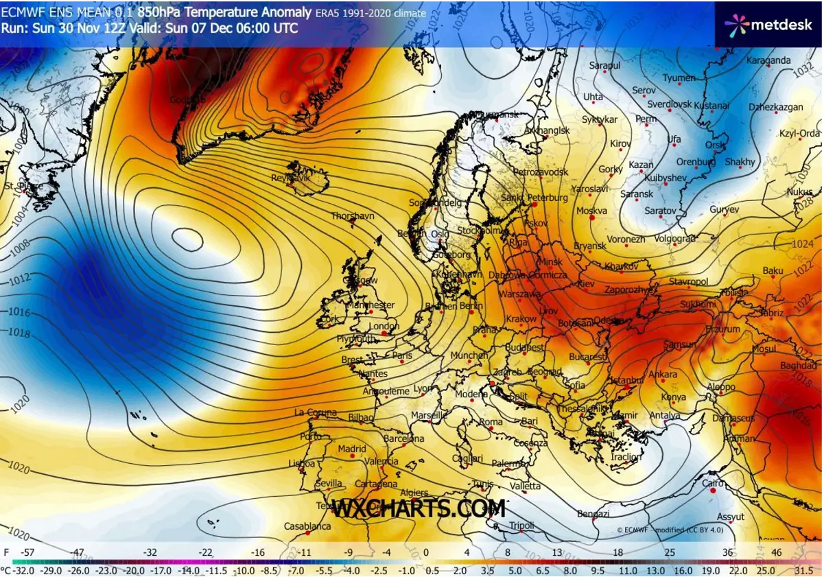 zonal-flow-north-atlantic-active-pattern-intense-storms-western-europe-december-2025-warmth