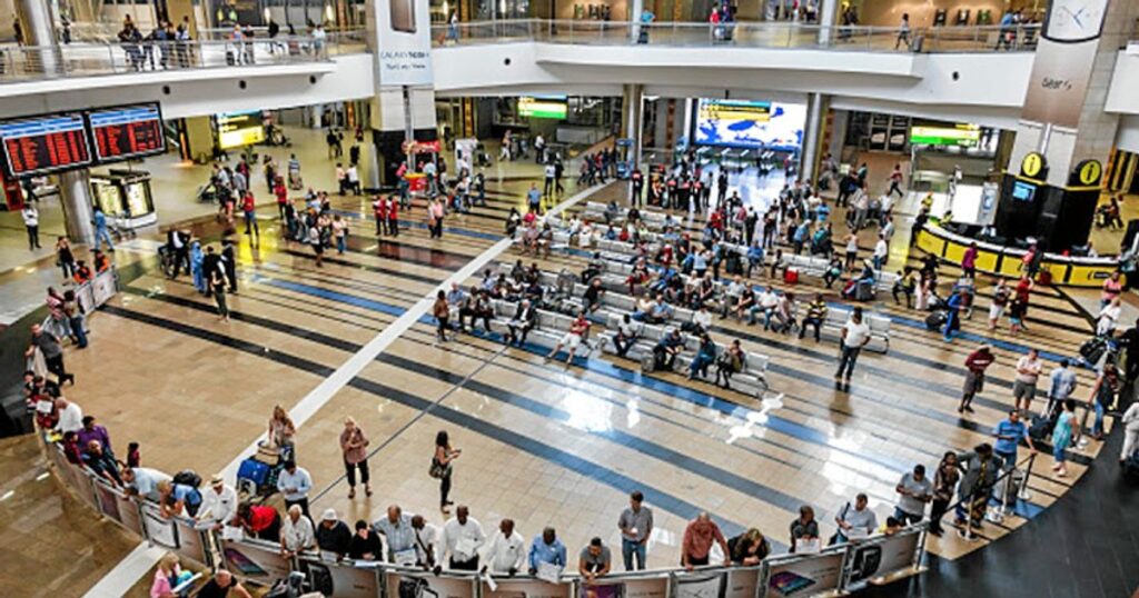 Top 10 busiest airports in Africa by departing seats, December 2025
