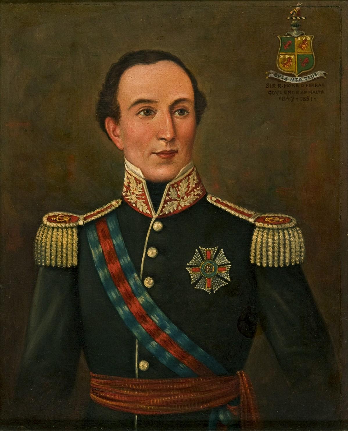 Governor Richard More O’Ferrall, by unknown artist. Private Collection, Malta. Photo: Peter Bartolo Parnis