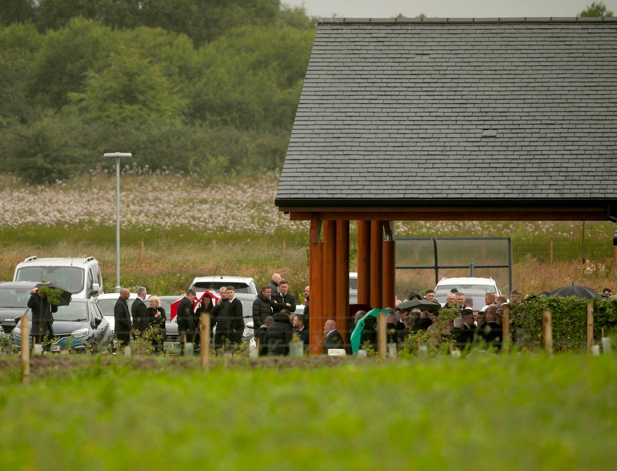Ross Monaghan and Eddie Lyons Jnr's funeral