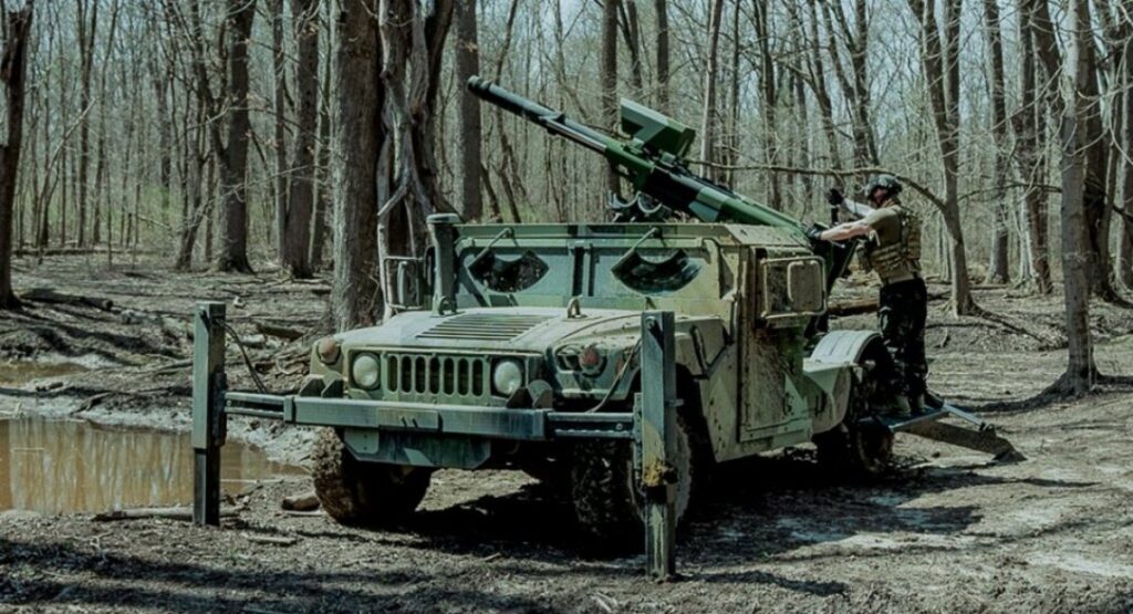After Ukrainian Trials, U.S. Pushes Hawkeye 105mm SPH To Poland’s Territorial Forces 105mm Hawkeye MHS SPH during testing in Ukraine / Photo credit: AM General