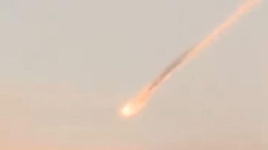 Video shows apparent burning fireball in western Maine sky