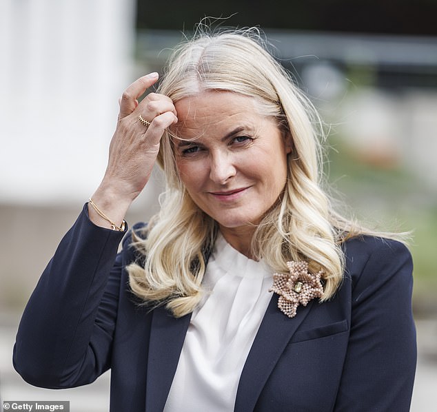 Crown Princess Mette-Marit of Norway, who was diagnosed with pulmonary fibrosis in 2018, will likely need a lung transplant, the Palace has revealed (seen in Oslo last year)