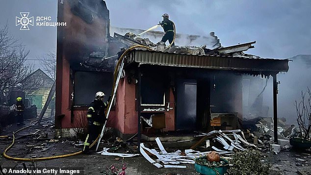 Ahead of the attacks Volodymyr Zelensky claimed Putin was addicted to killing and would not give up the war