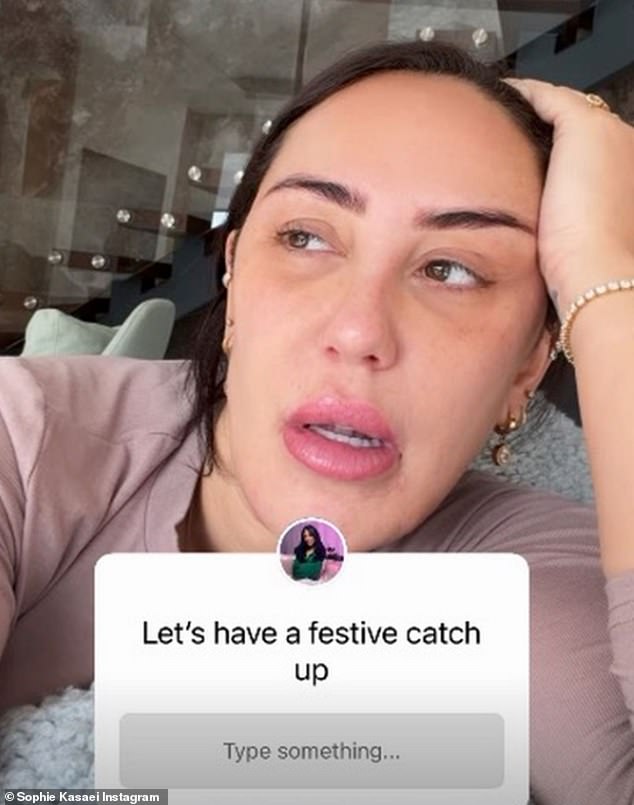 Sophie Kasaei has confirmed she and boyfriend Jordan Brooks will discover the gender of her baby after her Christmas holiday in Greece.