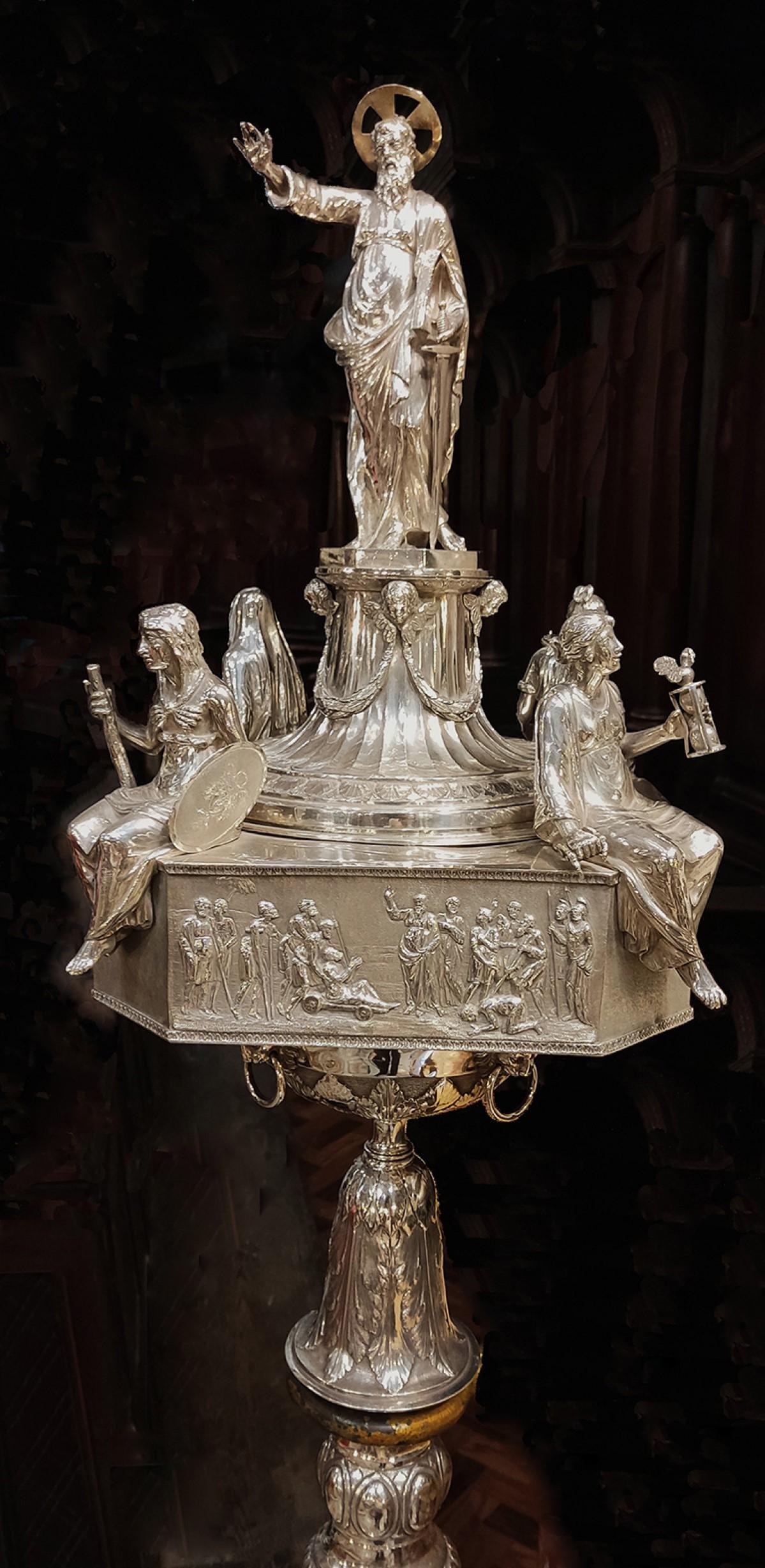 Silver mace, St Paul Shipwreck church. Photo Robert Cassar, Courtesy of St Paul’s Shipwreck Church.