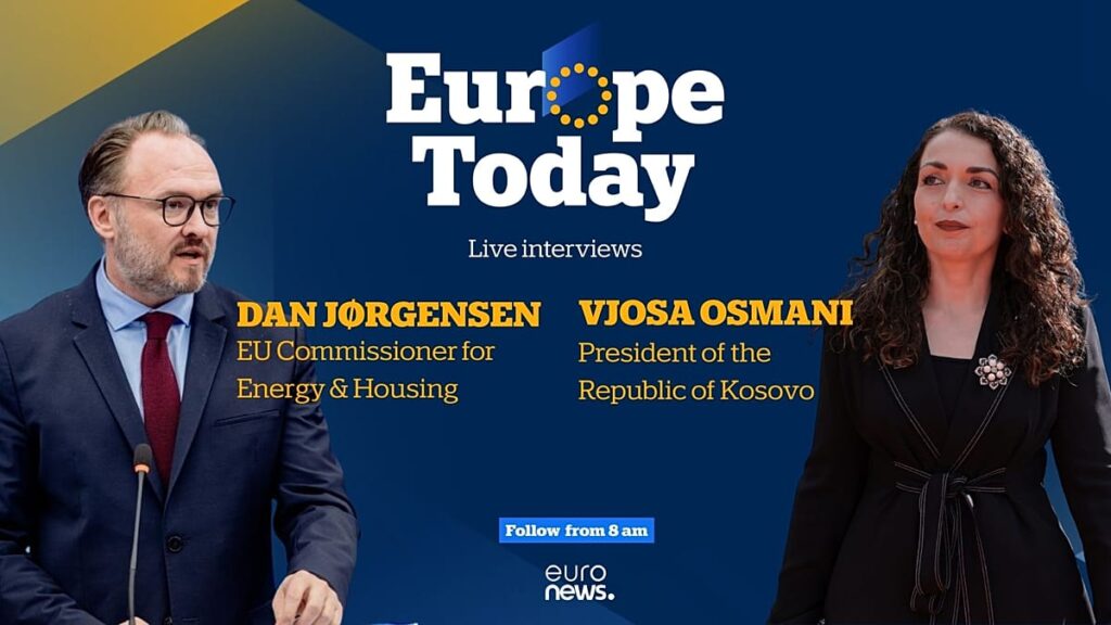 Europe Today: European Commisioner for Housing and Kosovo's president join live