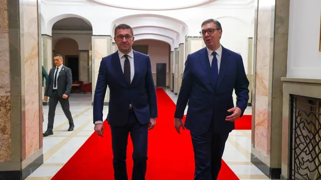 North Macedonia’s PM Shares Personal Banker with Serbia’s Vučić