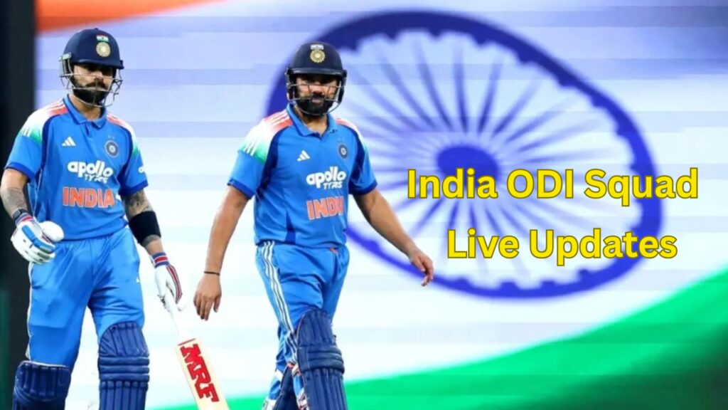 India ODI Squad For New Zealand LIVE: Check Players Picked, Dropped And Latest Updates