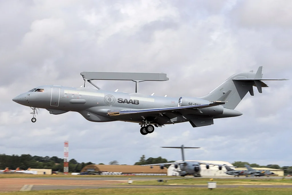 France has finalized a major airborne surveillance procurement, signing a contract worth 12.3 billion Swedish kroner, or about $1.3 billion, for two Saab GlobalEye airborne early warning and control aircraft.