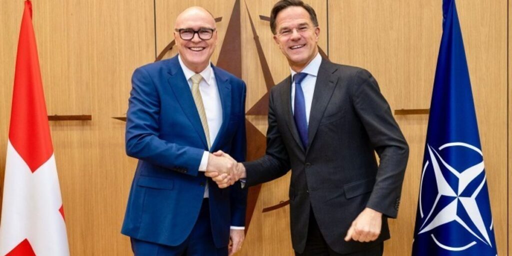 Rutte appreciates Switzerland's military contribution to Kosovo