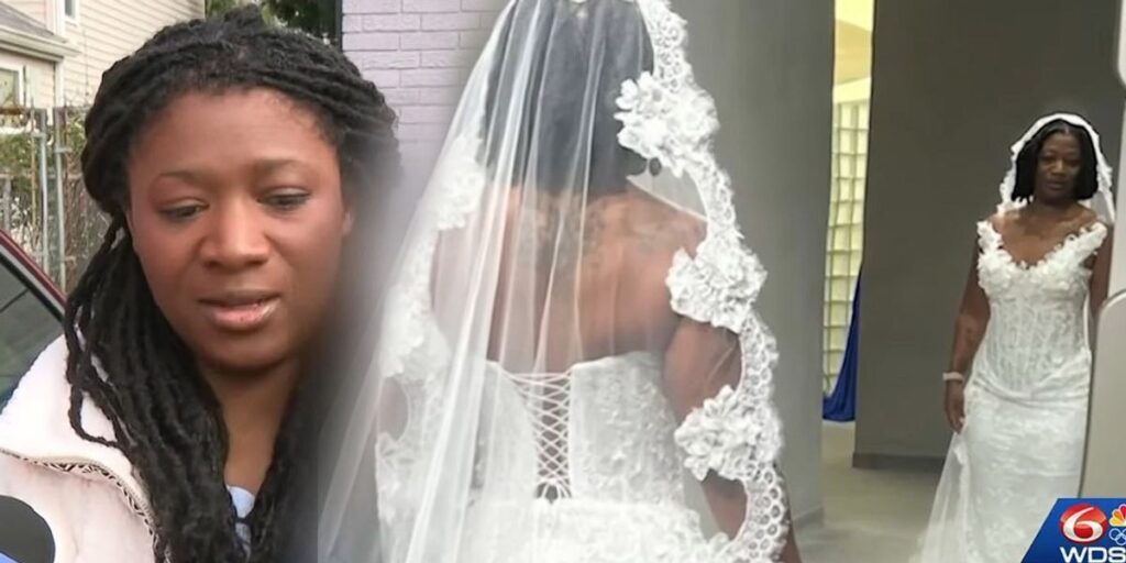 From Kosovo to the US to become a bride, Marine's veil is stolen at the airport