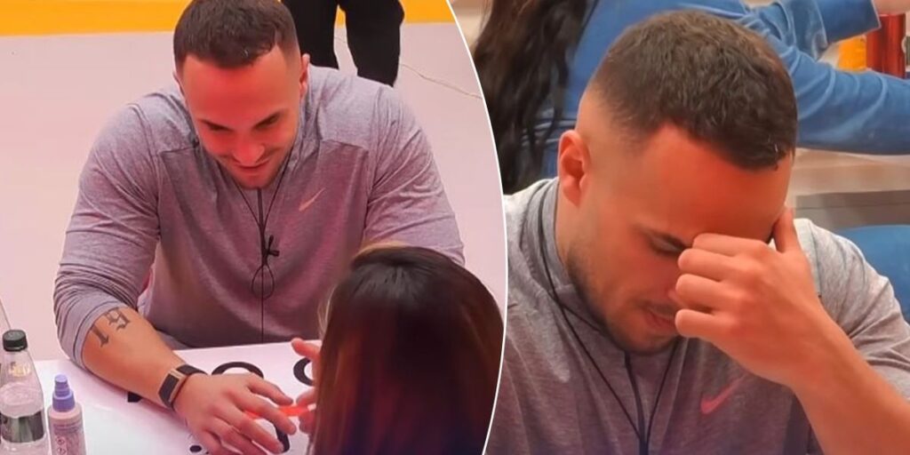 Edi gets his nails done on Big Brother VIP Kosovo, he's afraid the cameras will catch him